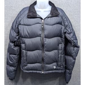 MOUNTAIN HARDWEAR Womens Jacket - Black, Quilted Puffer Coat, Down/Feather, M